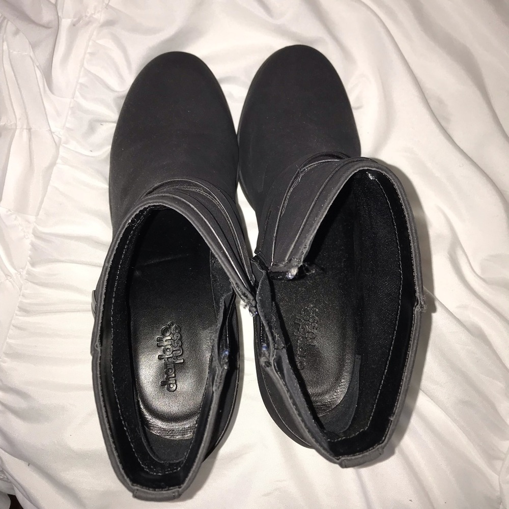 BLACK SHORT BOOTIES - Picture 2 of 3